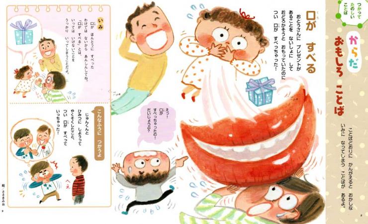 「からだおもしろことば」 口がすべる